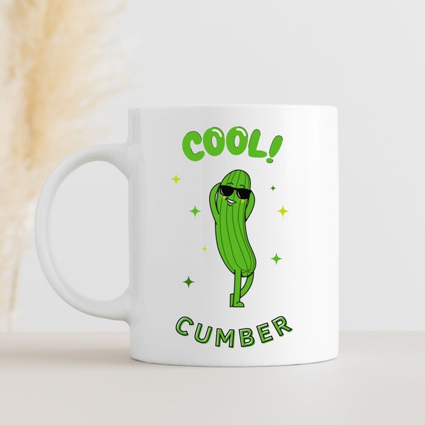 Cool Cumber Svg Design, Cucumber, Pickle Lover Gift, Cute Pickle Png, Pickle Mug, Mens Pickle Shirt, Pickle Sweatshirt, Funny Gift