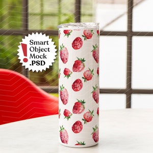 20 oz mager bekermodel Realistisch PSD-model met slim object Mockup bekermodel Sublimatiebekermodel PSD-model