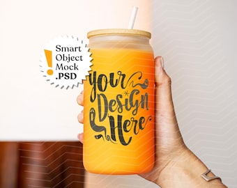 Halloween Sipper Glass Frosted Libbey 16 oz Glass Coffee Cup Mockup 16 oz Libbey Cup Mockup Glass Beer Can Glass Can 16 oz Coffee Libby Cup