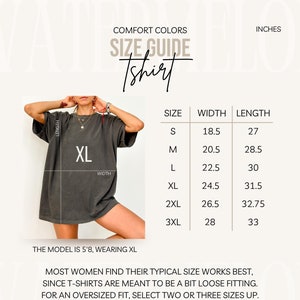 Comfort Farben Größentabelle Mockup Shirt C1717 Sizing Komfort Zoll Unisex Größentabelle Unisex Sizing Flat Lay Mockup Unisex Tshirt Größentabelle