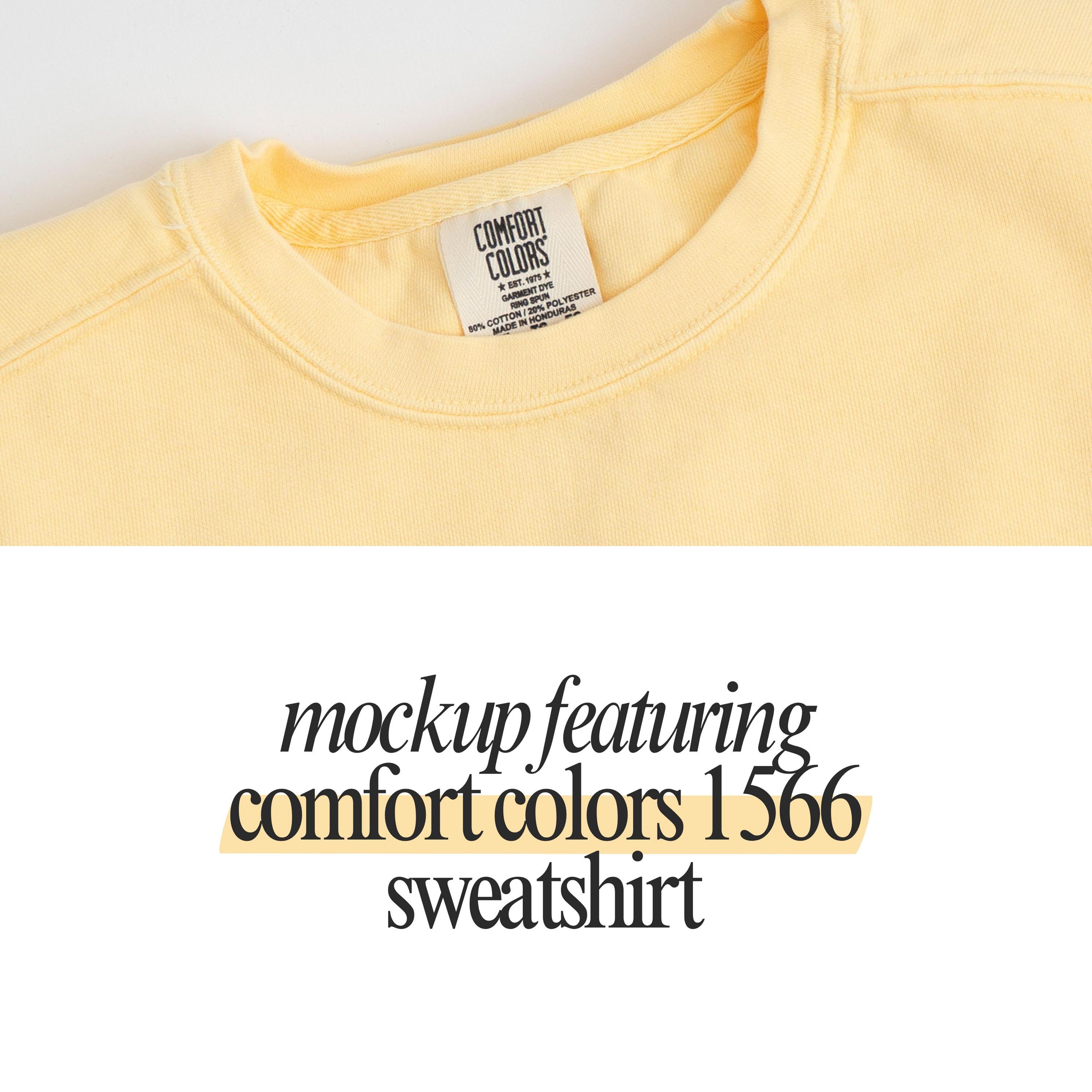 Front Back Comfort Colors 1566 Blue Spruce Mockup Front and Back