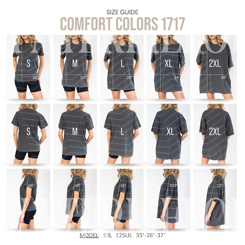 С1717 Mockup Bundle Comfort Colors C1717 Pepper Shirt CC Mockup C1717 Mockup Whole Shop Mockup Bundle Model Mockup Lifetime Access Bundle image 13
