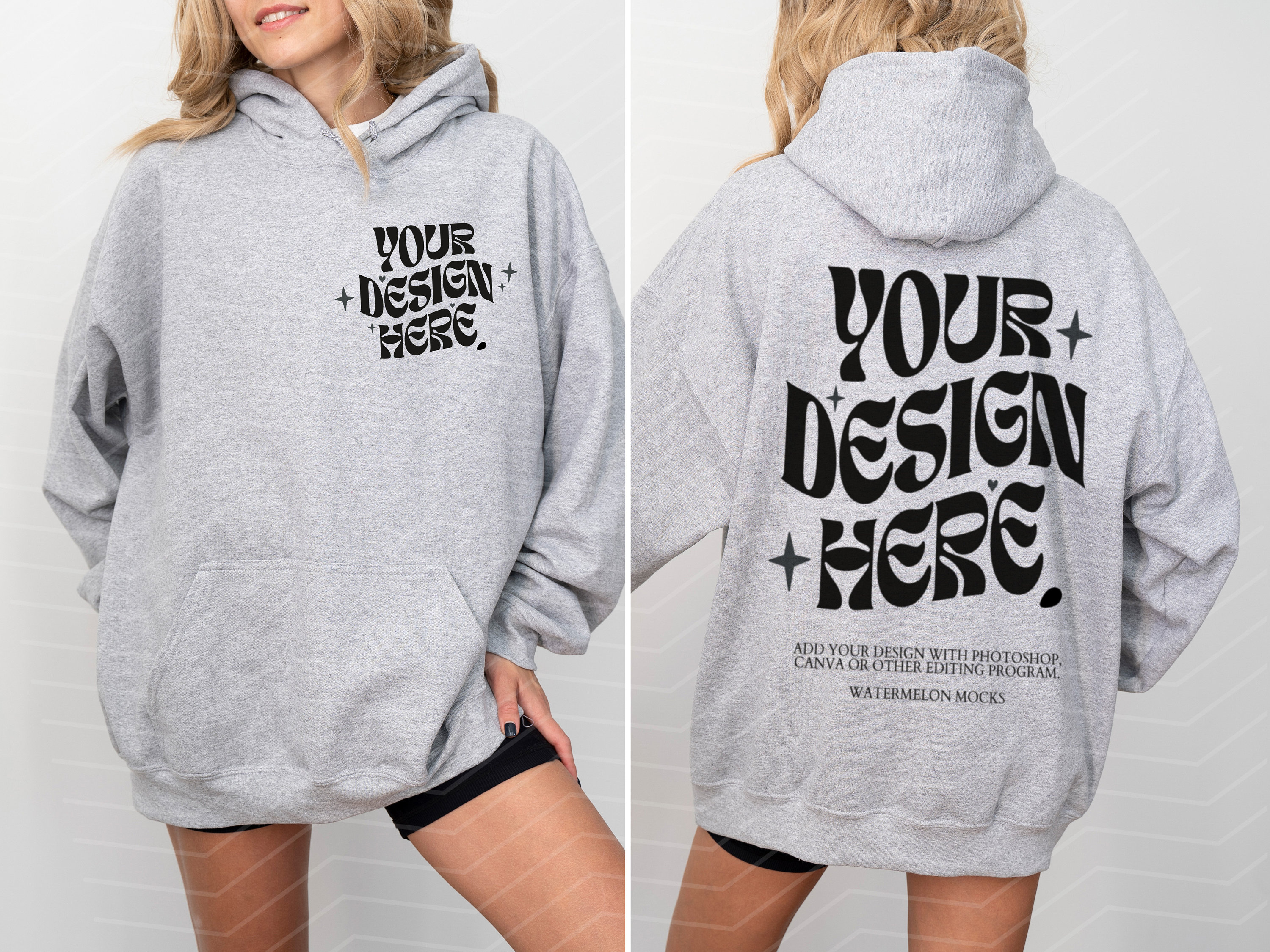 Heather Grey Hoodie 