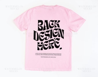 Comfort Colors 1717 Blossom Mockup Blossom C1717 Shirt Flat Lay Mockup Folded Tshirt Mockup Comfort Colors Mockup Flatlay Mock