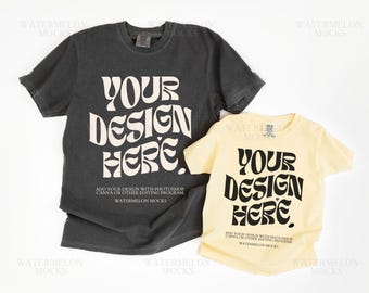 Comfort Colors 1717 Pepper Mockup Pepper C1717 Shirt Flat Lay Mockup Folded Tshirt Mockup Comfort Colors Mockup Flatlay Mockup C1717 Flatlay