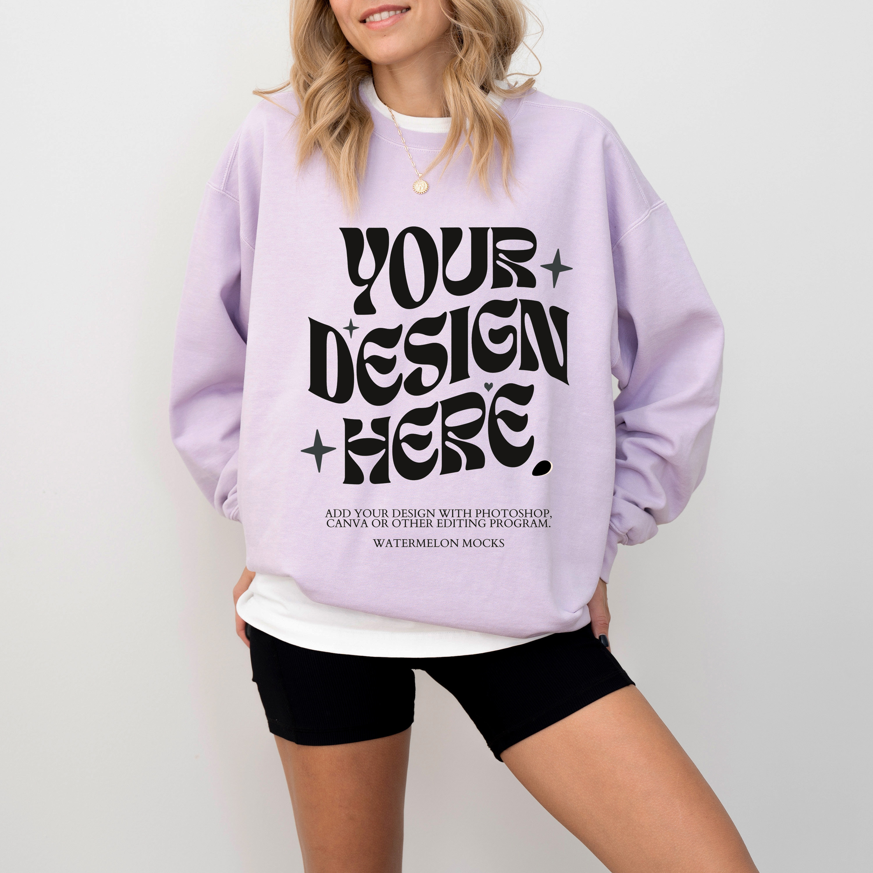 Gildan Orchid Sweatshirt