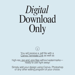 a blue background with the words digital downloaded only