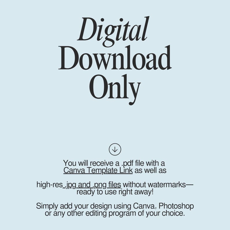 a blue background with the words digital downloaded only