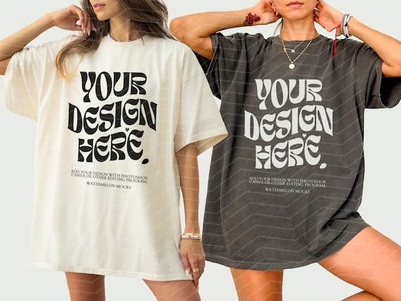 Couple Comfort Colors C1717 Pepper and Ivory Shirt Gildan 5000 Couple Mockup C1717 Mockup Bach Model Mockup Shirt Bachelorette g500 Mockup