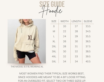 Gildan 18500 Size Chart Mockup Hoodie 18500 Sizing Cm Inches Unisex Size Chart Unisex Sizing Model Mock up Unisex Hoodie Size Chart