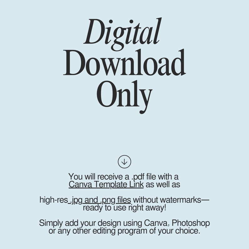 a blue background with the words digital downloaded only