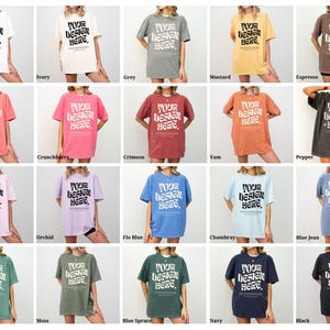 Comfort Colors Mockup Bundle C1717 Mockup Bundle Pepper C1717 Elfenbenssvart Mockup Överdimensionerad Mockup CC-modell Mockup Moss Mockup Blossom Yam bild 3