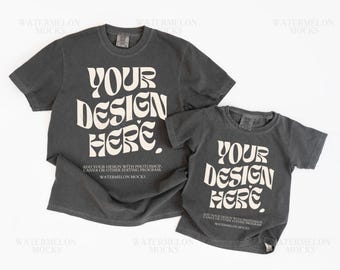 Comfort Colors 1717 Pepper Mockup Pepper C1717 Shirt Flat Lay Mockup Folded Tshirt Mockup Comfort Colors Mockup Flatlay Mockup C1717 Flatlay