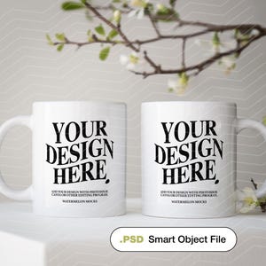11oz Accent Mug Ceramic Mug Mockup PSD Mockup Mug White Accent Mug Mockup Colored Mug Mockup Coffee Mug Mockup Accent Cup Mockup