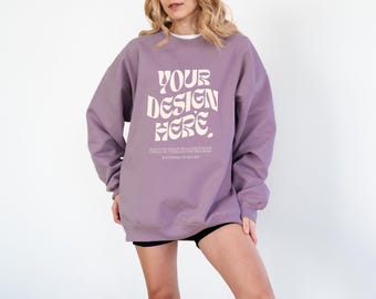 Gildan SF000 Paragon-mockup sweatermodel Oversized SF000-model Paragon-sweatermodel SF000 Gildan-model sweatermodel