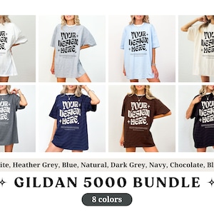Gildan 5000 Mockup Gildan Mockup Gildan 5000 Shirt Mockup Bundle Tshirt mockup bundle Model Mock up Bundle Aesthetic Mock ups Gildan Mock up