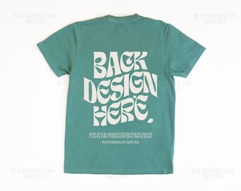 Comfort Colors 1717 Light Green Mockup Light Green C1717 Shirt Flat Lay Mockup Folded Tshirt Mockup Comfort Colors Mockup Flatlay Mock