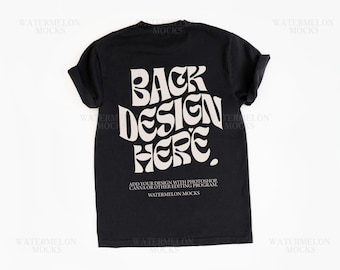 Comfort Colors 1717 Black Mockup Black C1717 Shirt Flat Lay Mockup Folded Tshirt Mockup Comfort Colors Mockup Flatlay Mock