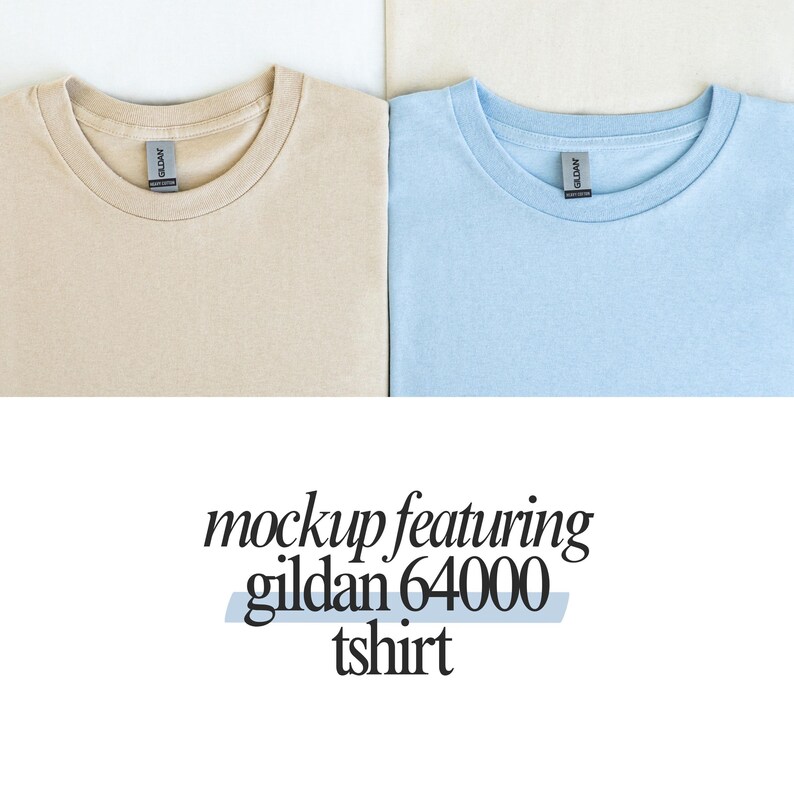 three t - shirts with the text mock featuring gildan 6000 t - shirt