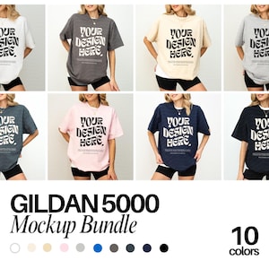 Gildan 5000 Mockup Gildan Mockup Gildan 5000 Shirt Mockup Bundle Tshirt mockup bundle Model Mock up Bundle Aesthetic Mock ups Gildan Mock up