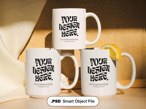 11oz White Ceramic Mug Mockup Coffee Mug Mockup Cozy Mug Mockup Nurse Mug Personalized Mug Coffee Cup Mockup 15oz Mockup Smart Object Mockup