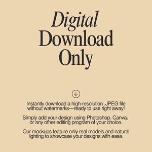 a poster with the words digital download only