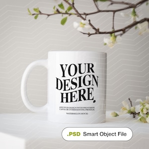 11oz Accent Mug Ceramic Mug Mockup PSD Mockup Mug White Accent Mug Mockup Colored Mug Mockup Coffee Mug Mockup Accent Cup Mockup