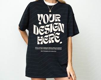 Gildan 5000 ブラックTシャツ モックアップ 5000 Tシャツ モックアップ ブラック モックアップ 特大モックアップ Gildan 5000 モックアップ モデル モックアップ G500 モックアップ