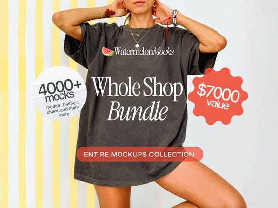 Whole Shop Mockup Bundle Entire Shop Bundle Full Access Future Shop Pass Bella Canvas Bundle Gildan Bundle Comfort Colors Bundle Male Bundle
