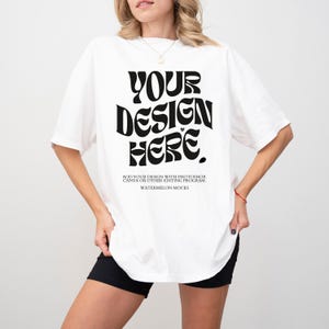 Comfort Colors Mockup Bundle C1717 Mockup Bundle Pepper C1717 Ivory Black Mockup Oversized Mockup CC Model Mockup Moss Mockup Blossom Yam image 9