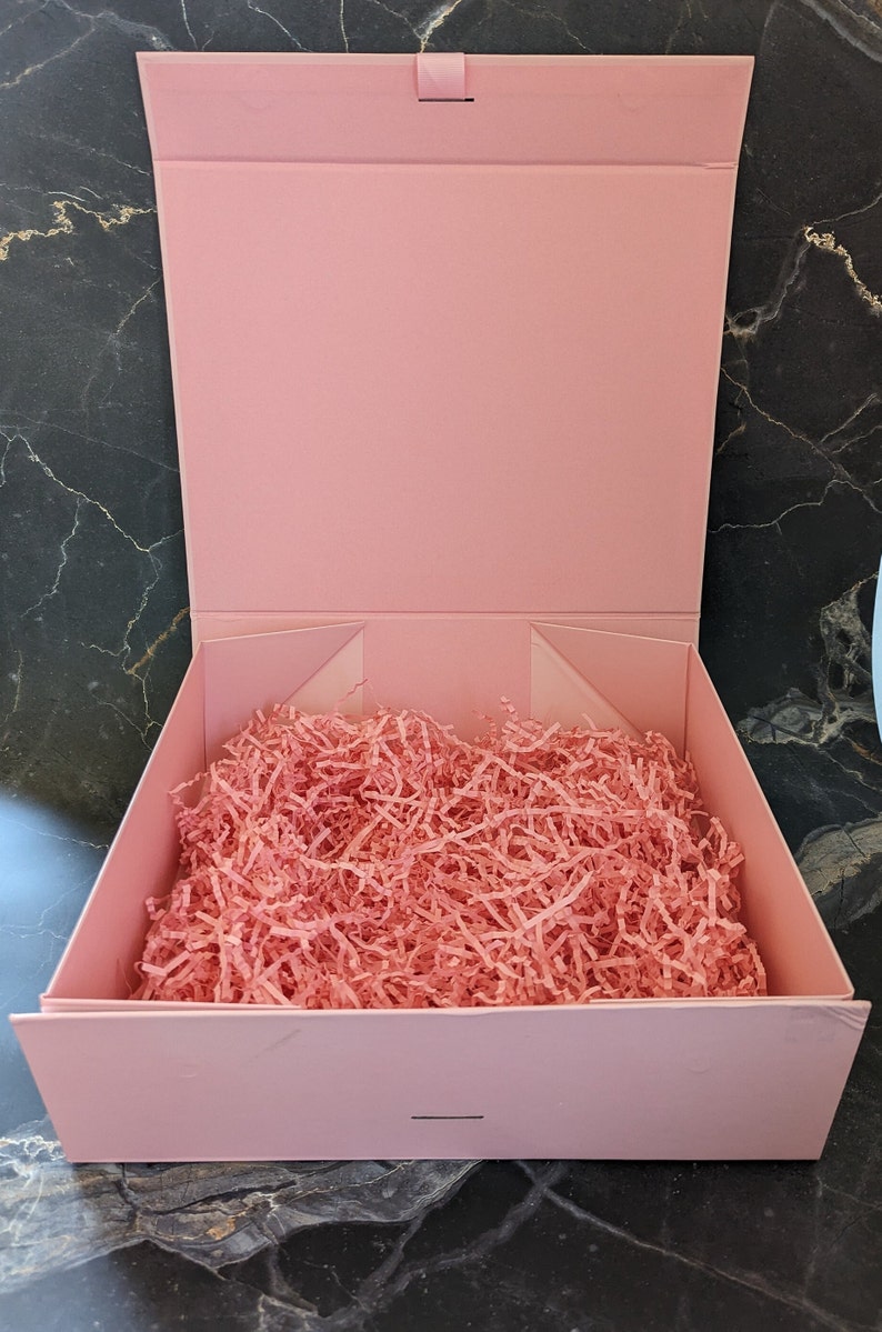 Gift Box Empty Gift Box With Stuffing Etsy