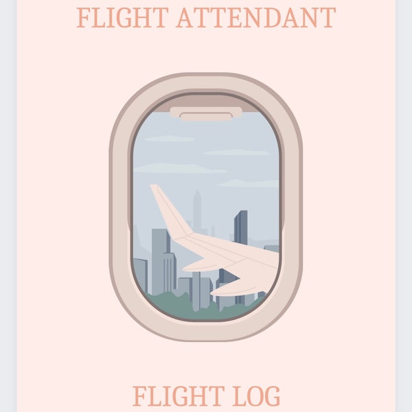 Printable Flight Attendant Log A4