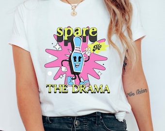 Bowling Shirt For Women, Bowling Party Tee, Retro Bowling Shirt, Funny Bowling Shirt, Pink Bowling Tee, Bowling Gift T-shirt, Bowling Lover