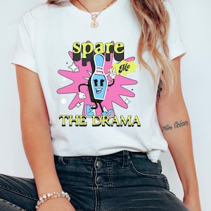 Bowling Shirt For Women, Bowling Party Tee, Retro Bowling Shirt, Funny Bowling Shirt, Pink Bowling Tee, Bowling Gift T-shirt, Bowling Lover