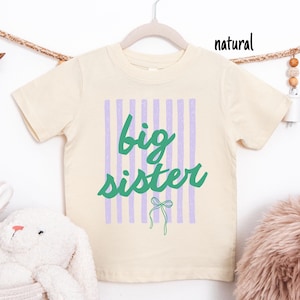 Big Sister Shirt, Sister Pregnancy Announcement Shirt, Sibling Announcement