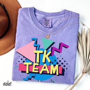 TK Team Shirt, Transitional Kindergarten Teacher Shirt, Retro TK Tee, 90s School Staff Shirt, 90s Day Shirt, TK Teacher Gifts, Tk Tshirt
