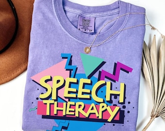 Speech Therapy Shirt, SLP Shirt, SLPA, Gift For Speech Therapist Shirt, Speech Language Pathologist, Speech Pathologist Tee, Retro Speech