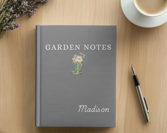 Garden Journal Gift For Gardener Best Friend Gifts Gift For Grandma Personalized Journal Gardening Notebook Mom Gift Garden Diary Gift