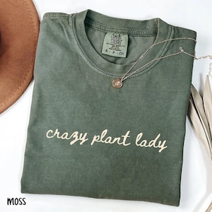 Crazy Plant Lady Shirt, Plant Lover Shirt, Plant Mom Tee, Funny Plant Shirt, Gardening Mom Gift, Funny Gardener Gift, Plant Lover Gift