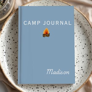 Personalized Camp Journal: Custom Camping Notebook Gift