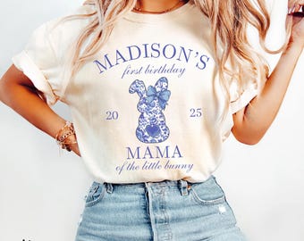 Some Bunny Is One First Birthday Shirt Bunny Theme Easter Birthday 1st Birthday Bunny Mama Dada Shirt First Birthday Matching Family Shirt