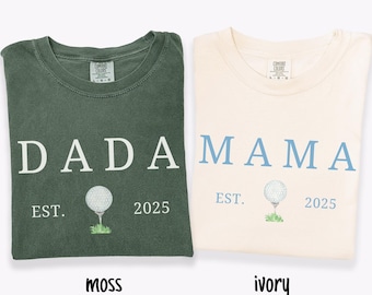 Hole In One Golf First Birthday Shirt Golf Theme Birthday Boy 1st Birthday Golf Birthday Mama Dada Shirt Golf 1st Birthday Matching Family