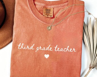 Third Grade Teacher Shirt 3rd Grade Teacher Team Back To School Teacher T-Shirt First Day Of School Shirt Teacher Gift Teacher Appreciation