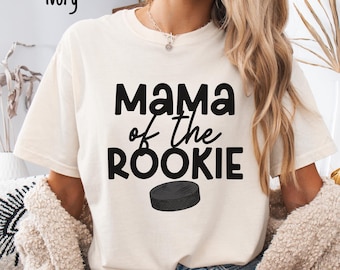 Rookie Year Hockey First Birthday Mama Hockey Theme 1st Birthday Mom Of The Rookie Shirt Mama Dada Hockey Shirt Rookie Year Tee