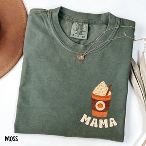 Pumpkin Spice Mama Shirt, Fall Mom Shirt, Coffee Lover Gift, Fall Coffee Shirt, Pumpkin Spice Gift, Mama Fall Shirt, Pumpkin Birthday Shirt