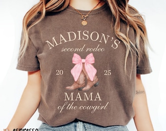 Second Rodeo 2nd Birthday Shirt, Rodeo Party Comfort Colors Tee