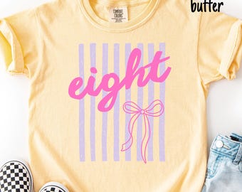 Camiseta de 8º cumpleaños, Niña de 8º cumpleaños, Regalo de 8º cumpleaños, Camiseta personalizada de 8º cumpleaños, Regalo personalizado de 8º cumpleaños