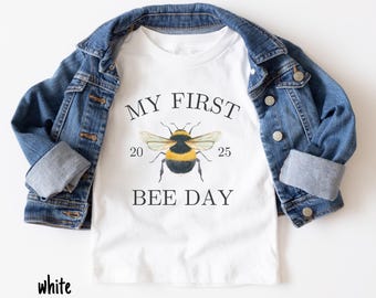 First Bee Day Birthday Shirt Bee Theme Cake Smash Bee Shirt 1st Birthday Girl Bee Day Birthday Boy Shirt Bumble Bee Infant Tee 1st Bee Day