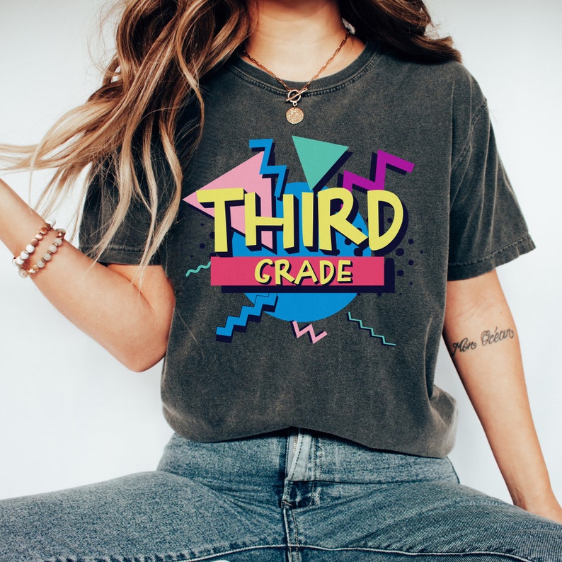 90s teacher third grade shirt