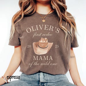 First Rodeo First Birthday Shirt Western Theme Birthday Boy 1st Birthday Rodeo Mama Dada Shirt Cowboy First Birthday Matching Family Shirt